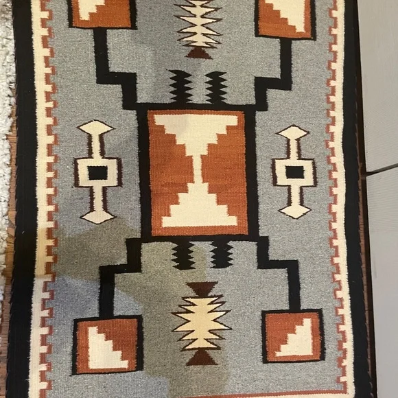 Genuine Southwestern Navajo Geometric Area Rug